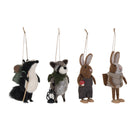 Handmade Wool Felt Forest Animal Ornament