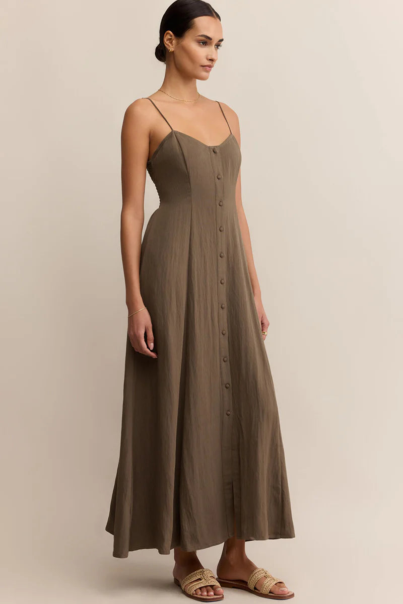 Angel Eyes Midi Dress in Tiki