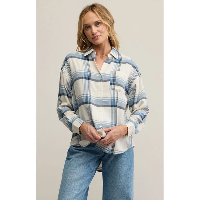River Plaid Button Up Vintage Plaid