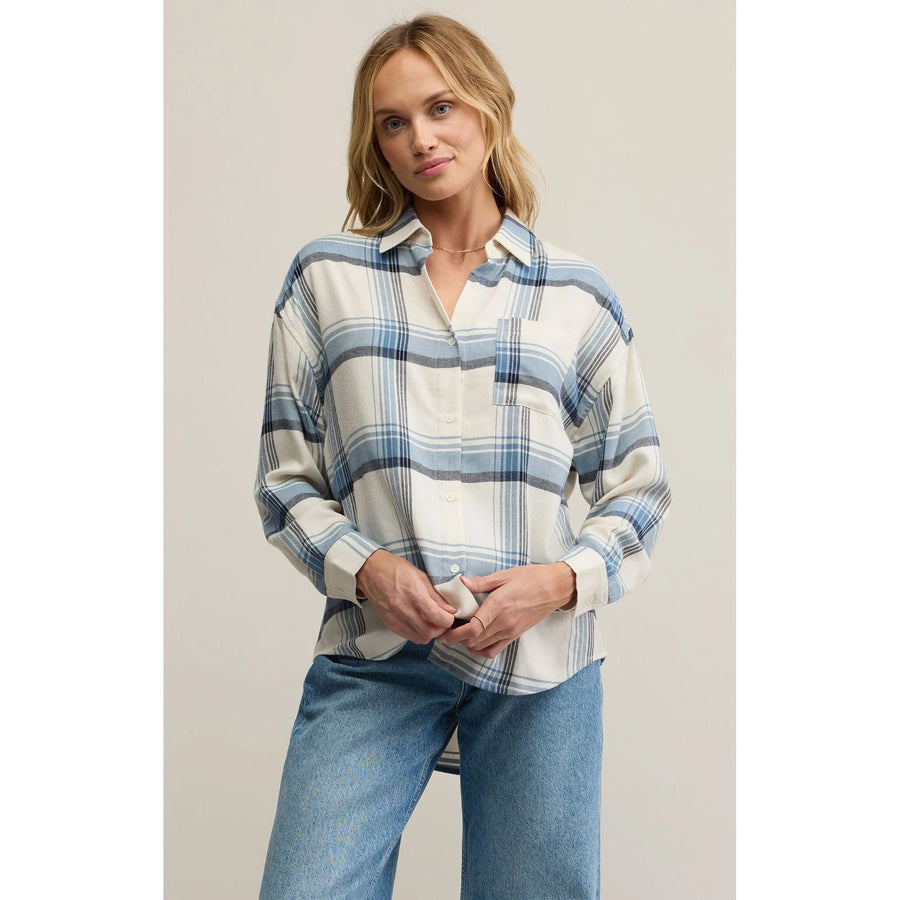 River Plaid Button Up Vintage Plaid