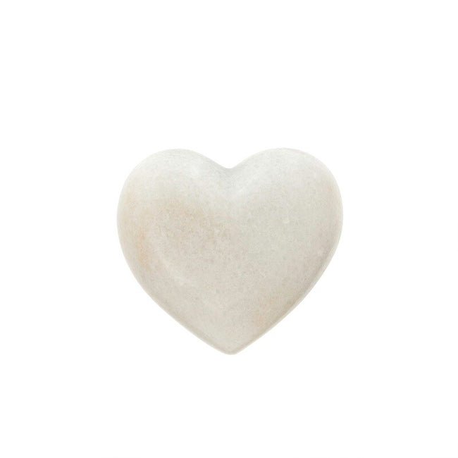 Marble Heart - White