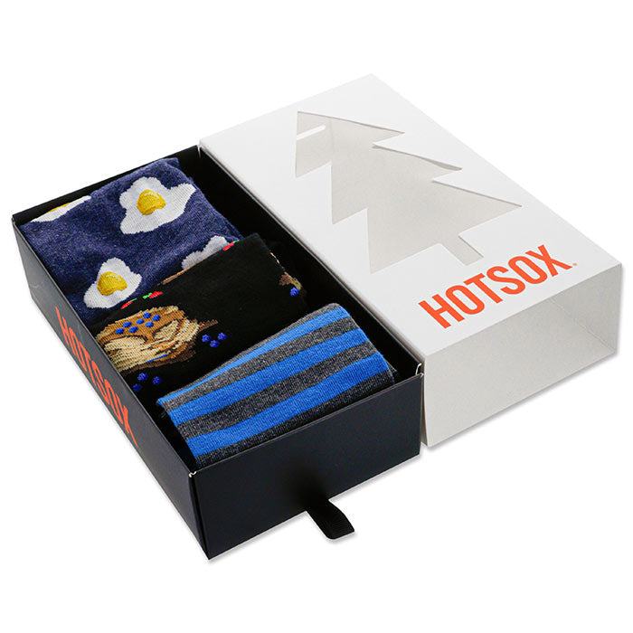 HOTSOX GIFT BOX 3-Pack Mens Socks