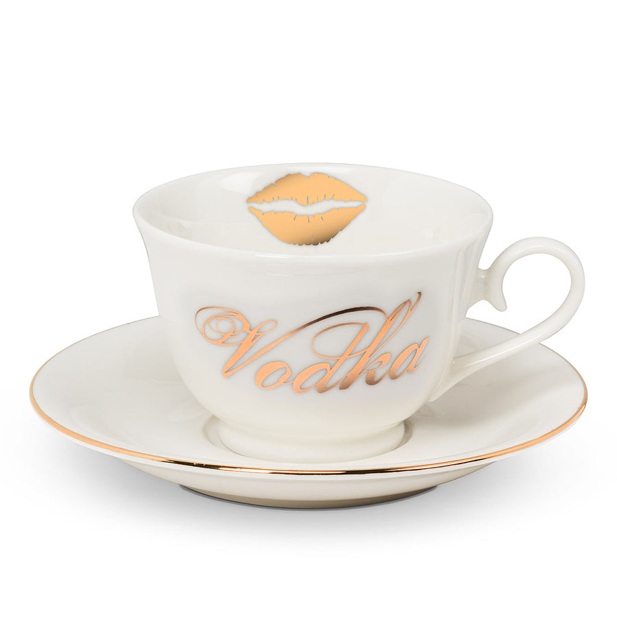 Sinful Cup & Saucer - 8oz