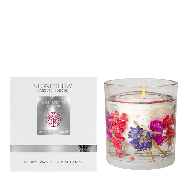 Wild Berries & Rose - Natural Wax Gel Candle
