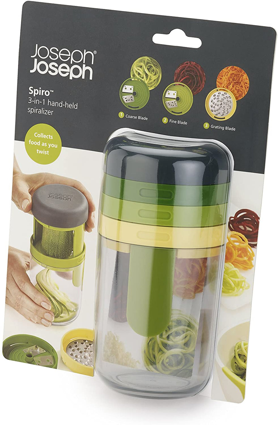 Spiro - 3-in-1 hand-held spiralizer