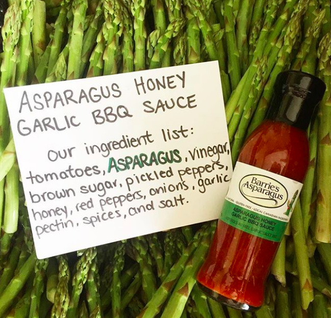 Asparagus Honey Garlic BBQ Sauce