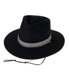 Phoenix Ladies Black Wide Brim Hat
