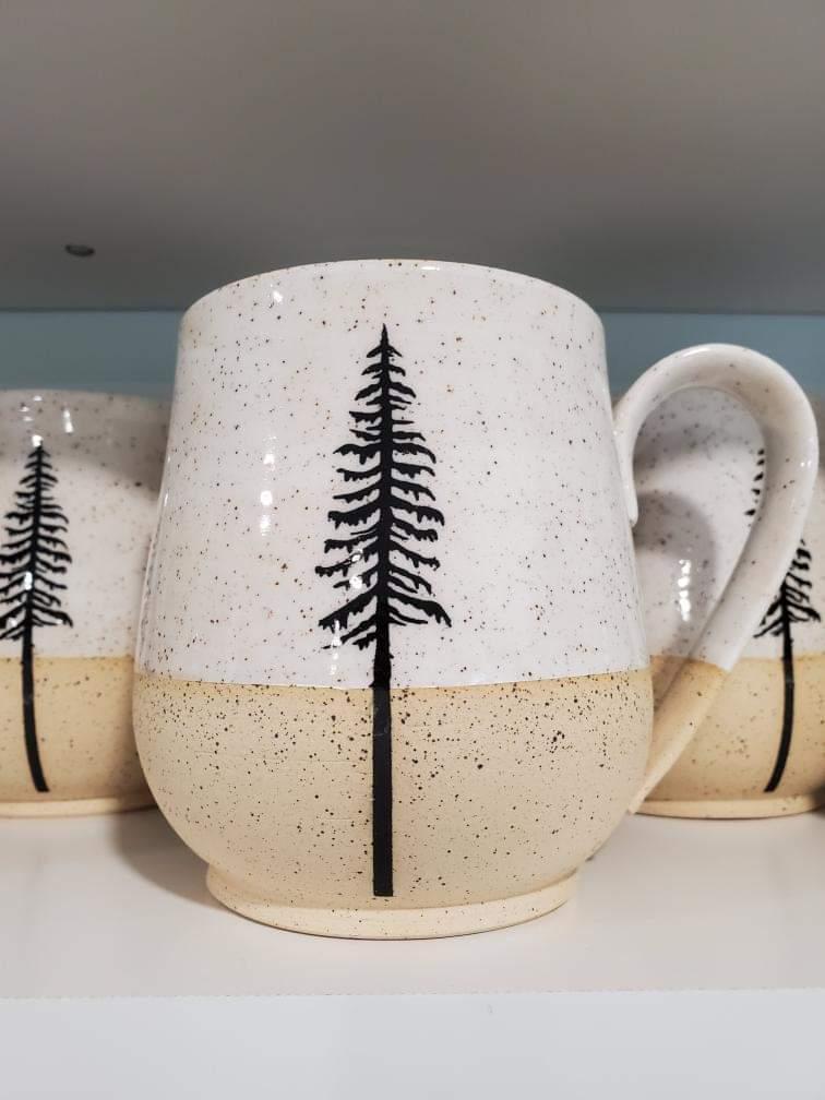 Pine Pottery Mugs