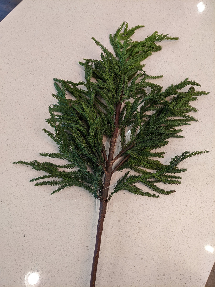 40" Fresh Touch Norfolk Pine Branch