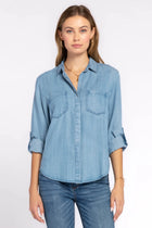 Riley Grecian Blue - Collared Button Down Shirt