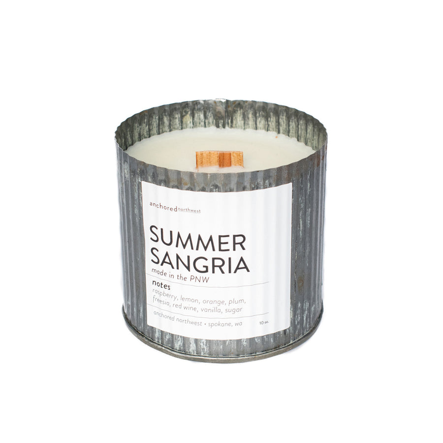 Summer Sangria Rustic Vintage Candle