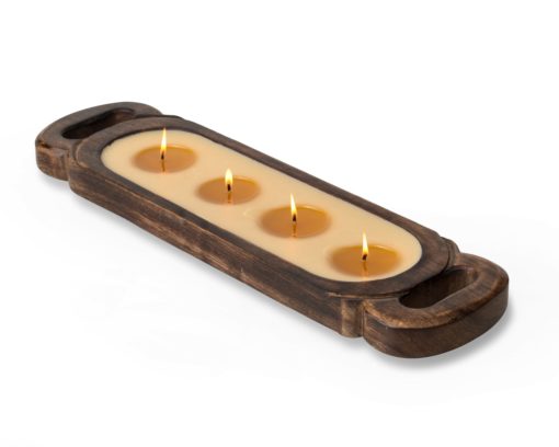 Medium Wooden Candle Tray 40 oz