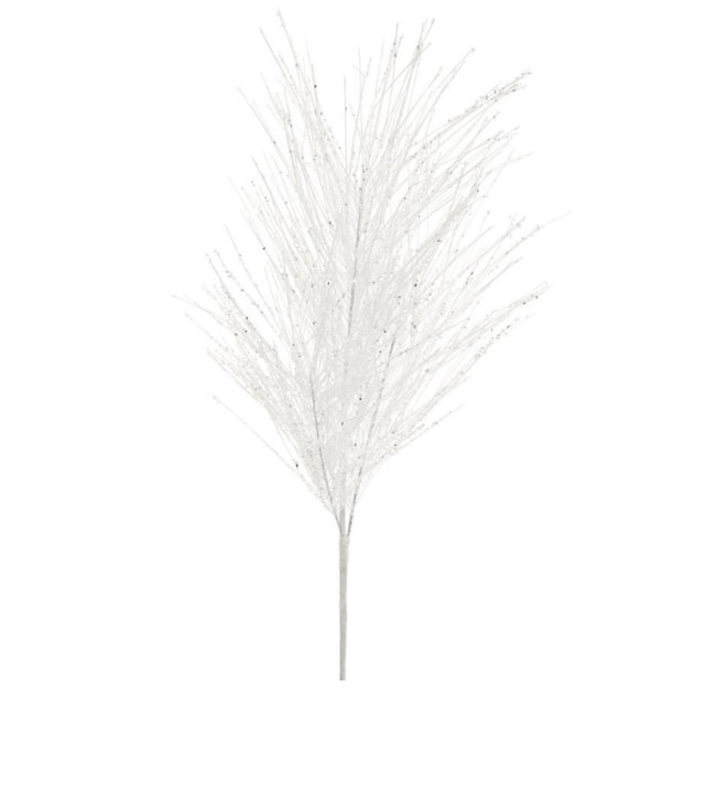 Spray Flock Pine White 26”