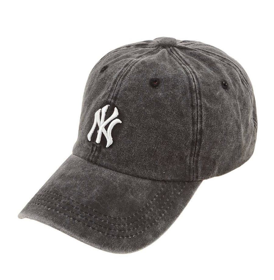 NY Baseball Cap - Charcoal