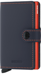 Secrid Miniwallet Matte Nightblue & Orange