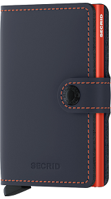 Secrid Miniwallet Matte Nightblue & Orange