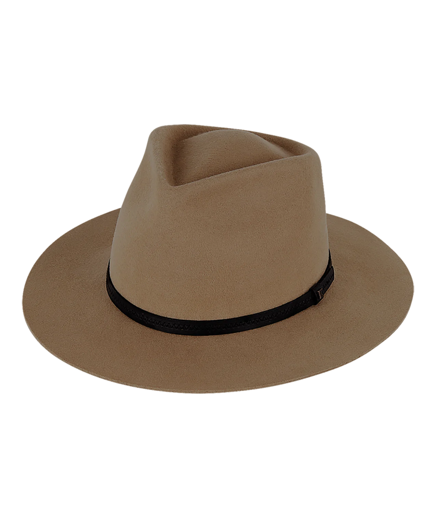 Goodwin Unisex Wide Brim Fedora Hat