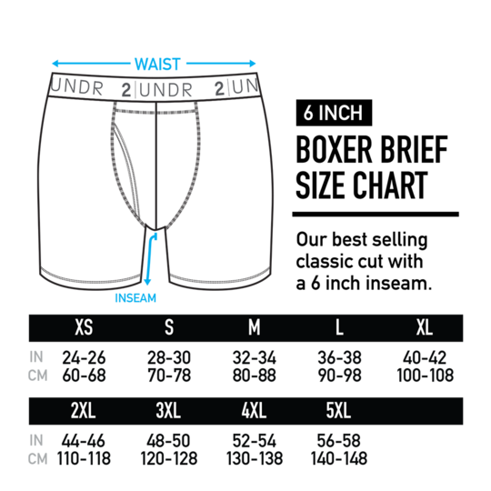 2UNDR Swing Shift - Canada Eh - 6" Boxer Brief
