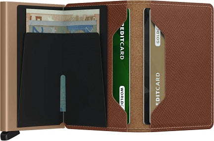 Secrid Slimwallet Saffiano Caramel
